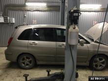 Общий вид Suzuki Liana до установки проставок