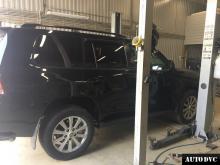 Общий вид Toyota Land Cruiser 200 после установки проставок
