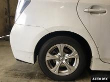 Задняя часть Toyota Prius III до установки проставок