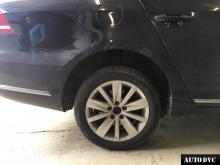 Задняя часть Volkswagen Passat после установки проставок
