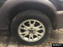 Задняя часть Volvo XC70 после установки проставок для увеличения клиренса