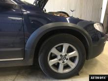 Передняя часть Volvo XC70 II Рестайлинг до установки проставок