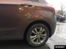 Задняя часть Hyundai i30 после установки проставок