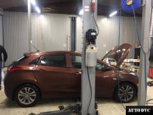 Общий вид Hyundai i30 до установки проставок